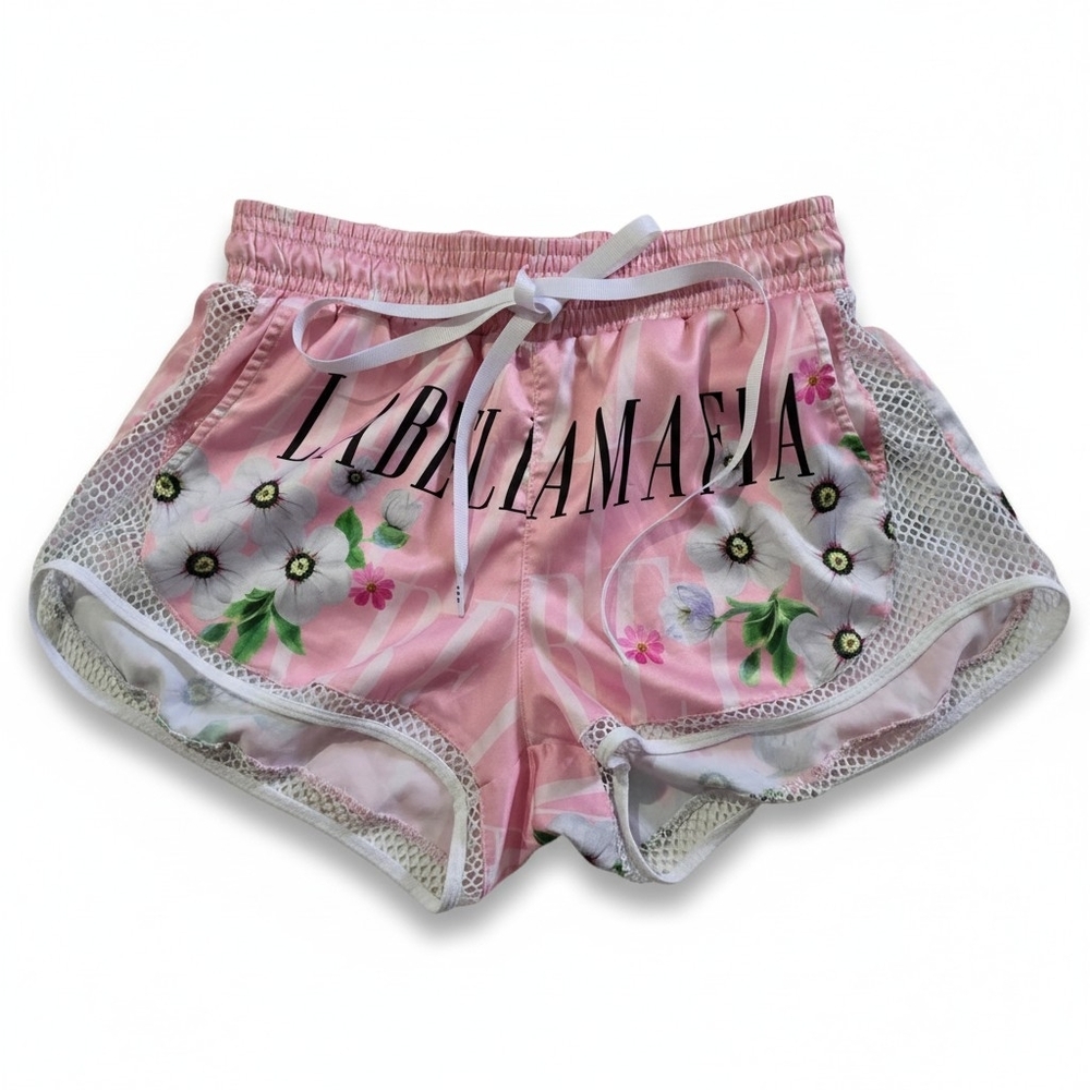La Bella Mafia ♥︎ Floral High Waisted Everything Short | Size Small